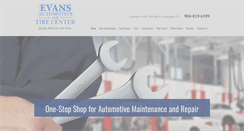 Desktop Screenshot of evans-automotive.com