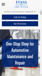 Mobile Screenshot of evans-automotive.com